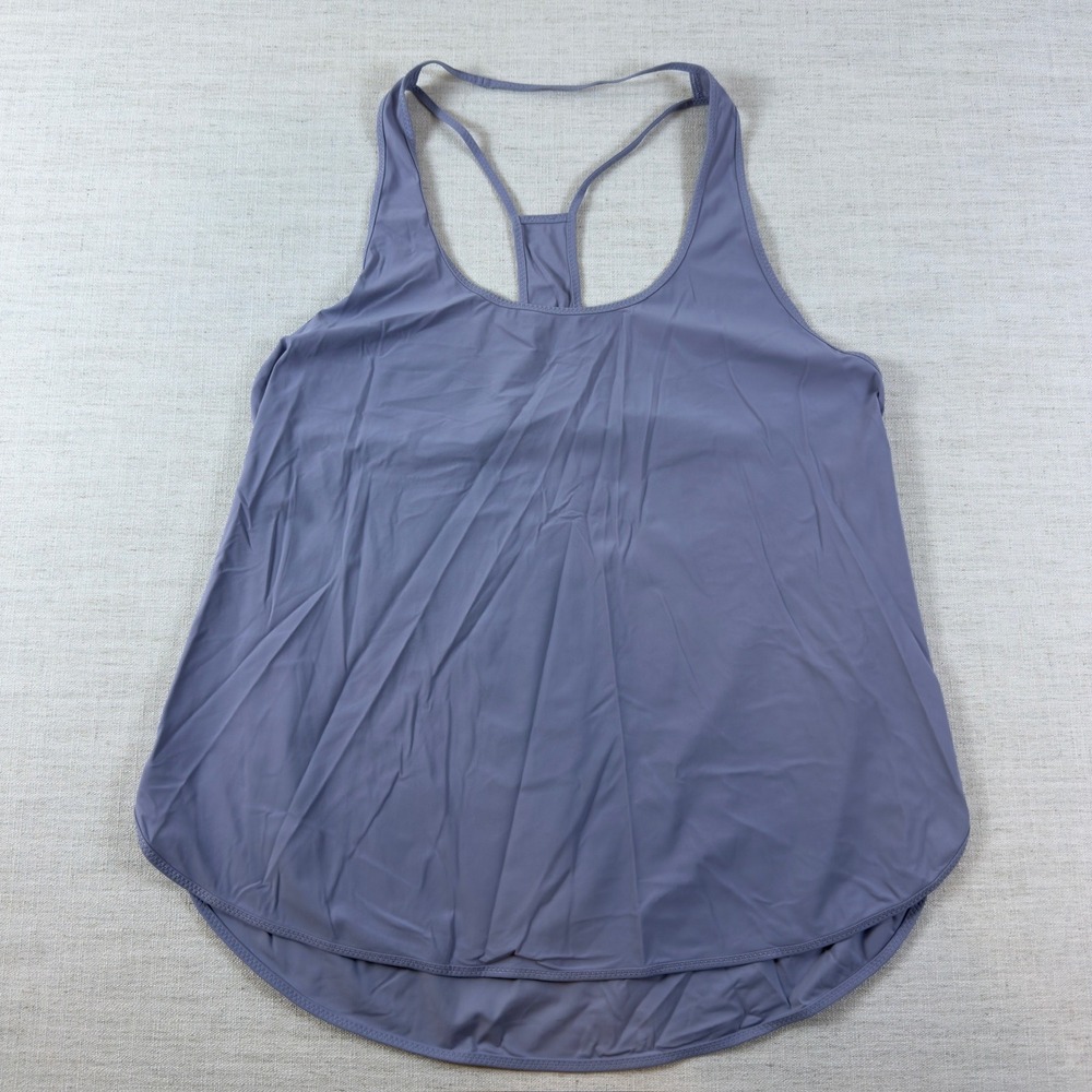 Lululemon Racerback Tank Top Purple Periwinkle Athletic Yoga Training Women S